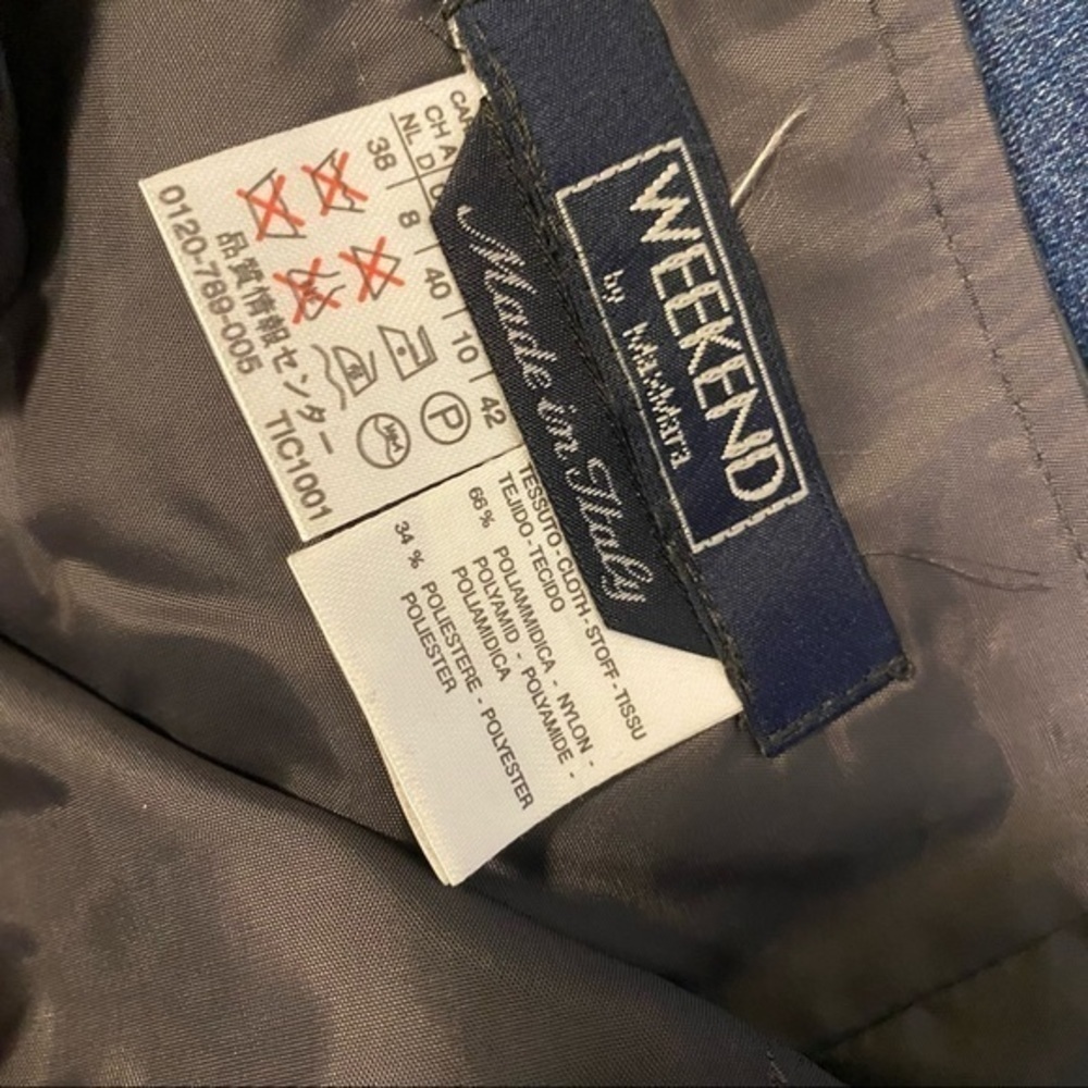 Weekend Max Mara Zipper Pocket Mini Skirt 8 - Picture 5 of 5